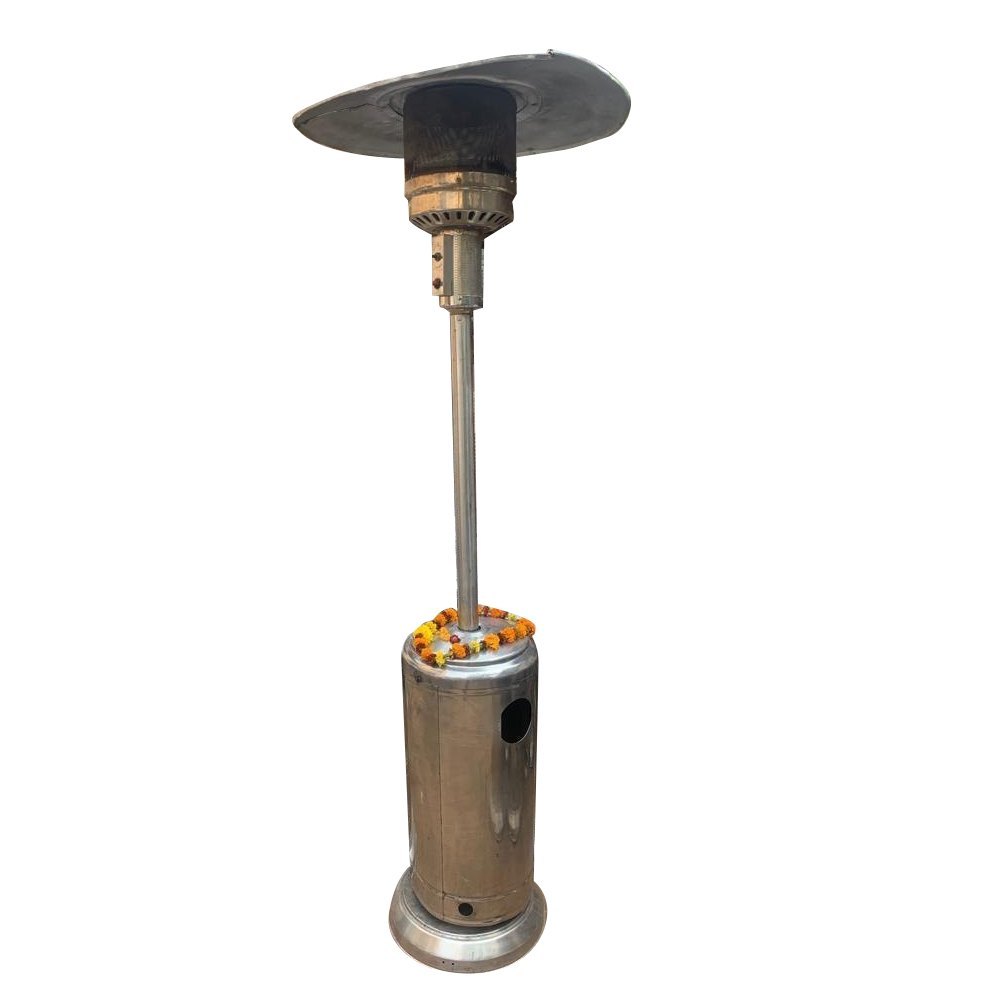 Stainless Steel Round Patio Heater On Rent, Size: 7feet(H), 220V