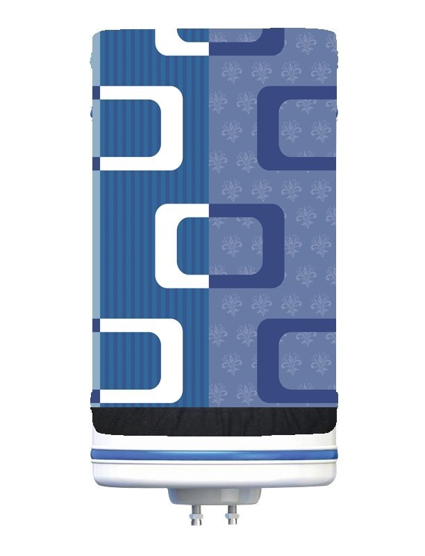 PVC Blue Printed Geyser Cover, For Geysers, Size: 21*48 Inch