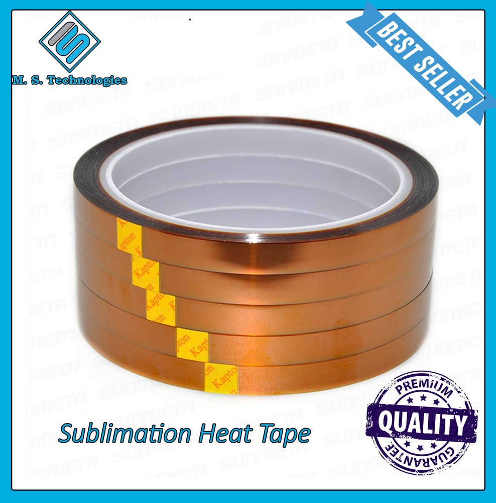 32 Meter Brown Sublimation Heat Tape, Single Side, Thickness: 1 Mm