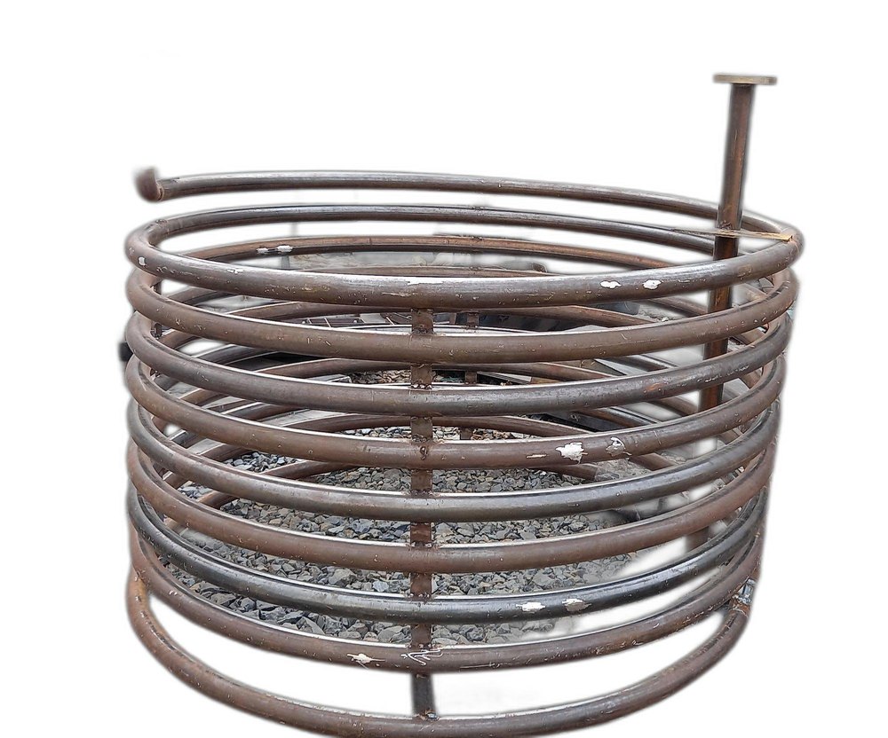 Electric Round Steam Heating Coil, For Induction Heater