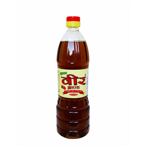 Black Expeller 1L Veer Brand Mustard Oil, Packaging Type: Plastic Bottle, Packaging Size: 1 litre