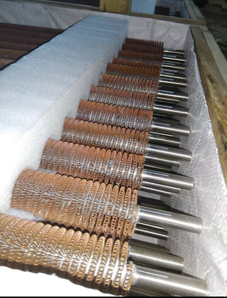 Electric Wire Wound Copper Fin Tube, For Radiators And Heat Exchanger, Size: 4inch