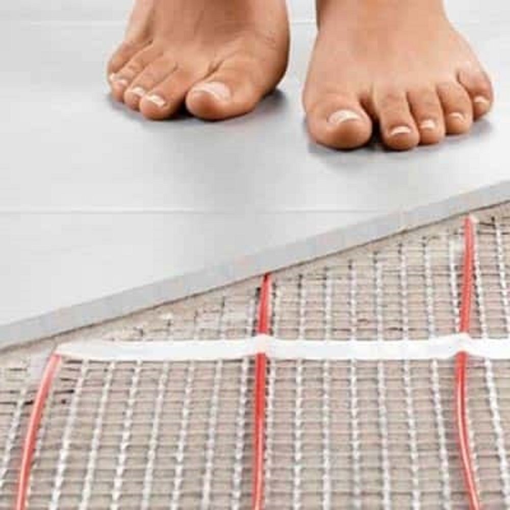 Copper Alloy Electric Underfloor Heating Systems, 220, 150w/sqm
