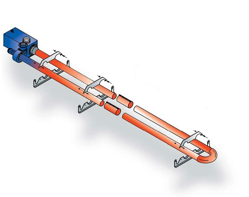 Radiant Tube Heater (Gas Fired), Power: 50-1500 Kw