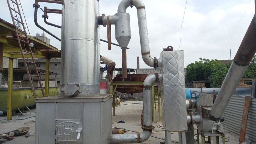 DMEPL T10 Mild Steel Coal Thermic Fluid Heater, For Industrial, Size: 10 Lakh Kcal