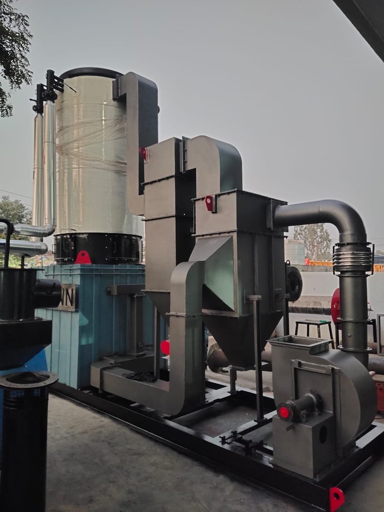 Burner India Mild Steel Wood Fired Thermic Fluid Heater, Wood, Coal, Food Products, Asphalt Plant