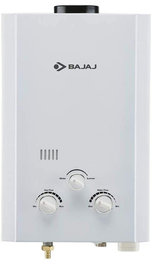 Bajaj Majesty Duetto Gas Geyser, White