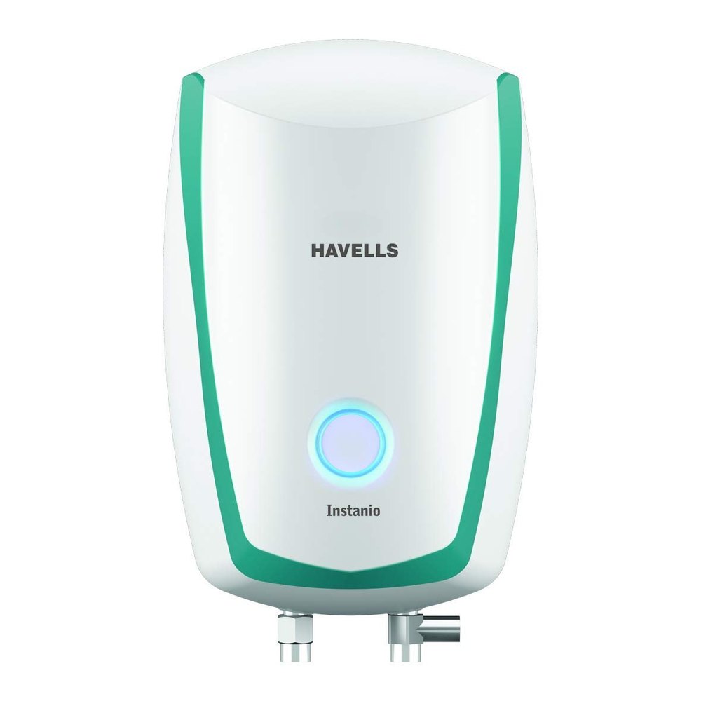Capacity(Litre): 3 L Instanio Havells Geyser, White Blue, 0.65 Mpa