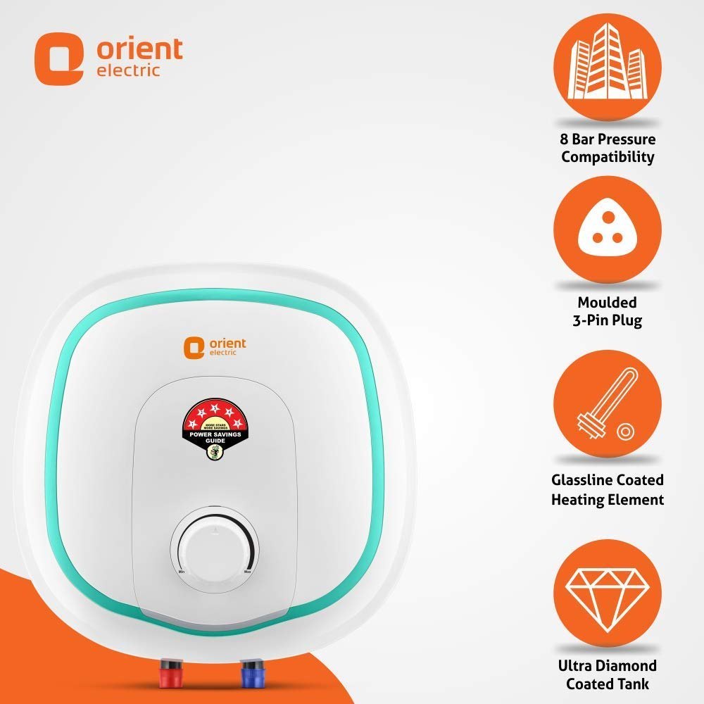 Orient Electric Electric Storage Water Heater (Aquator 25 L - White)