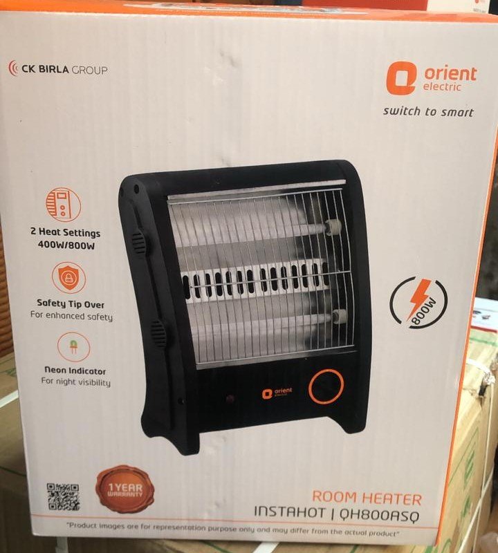 Standy Stainless Steel Orient room Heater, 220-240v