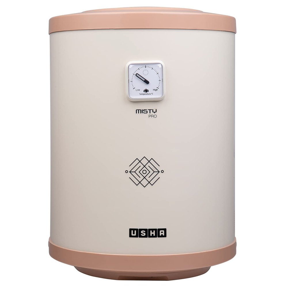 Usha Misty Pro 25 Litre 5 Star Storage Water Heater, Ivory and Peach