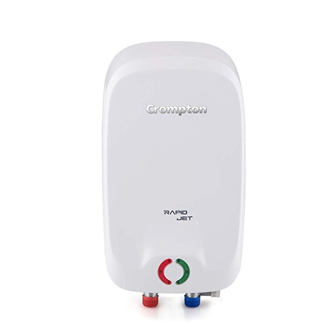 Capacity(Litre): 3 Litres Crompton 3L Rapid Jet Geyser, White