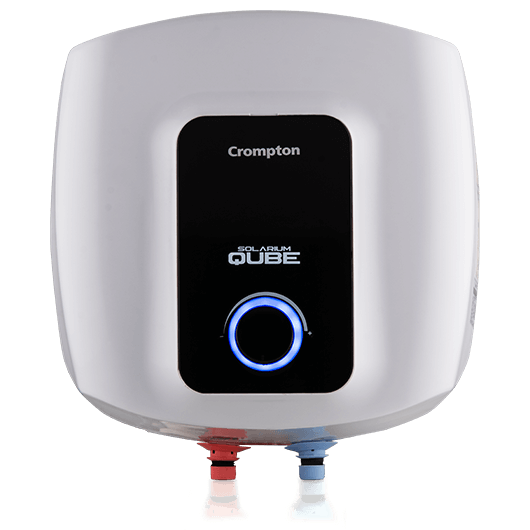 Capacity(Litre): 10 Crompton Solarium Qube Storage Water Heater/ Geyser, White, Model Name/Number: ASWH-2410