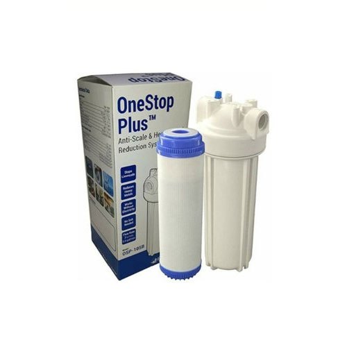 White, Blue Salt Free Anti Scale Water Conditioner
