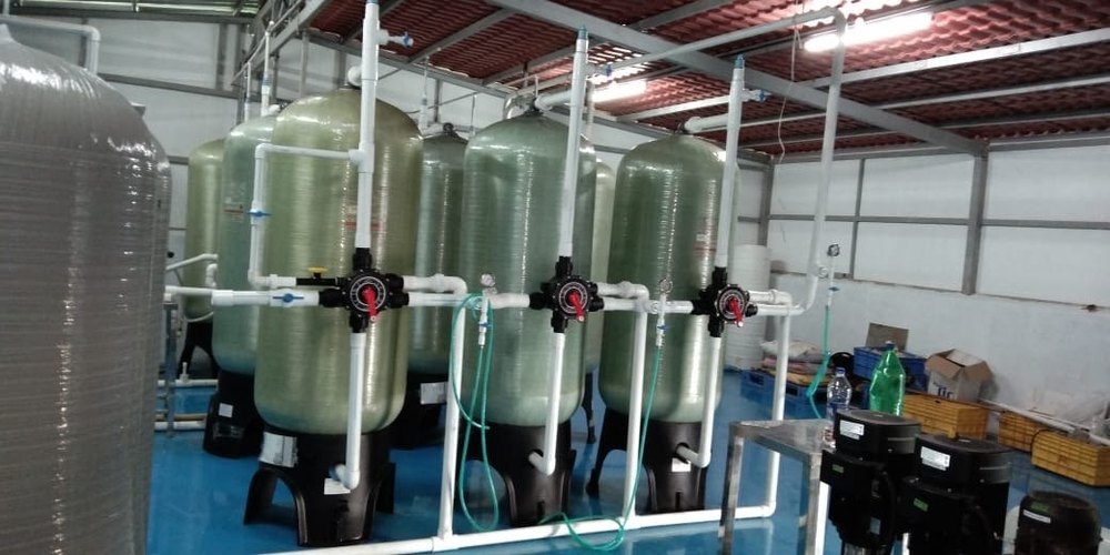 Semi-Automatic Borewell Water Iron And Softener Plant, For Industrial, 1000000 LPH