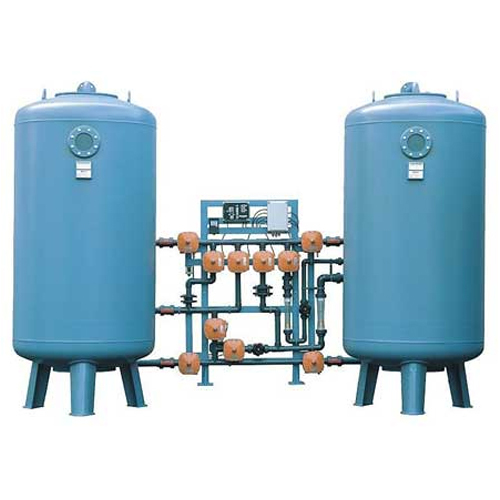 Mild Steel Blue Industrial Water Softening Plant