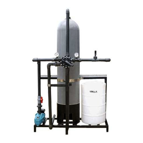 500 LPH Industrial Water Softening Plant, For Commercial