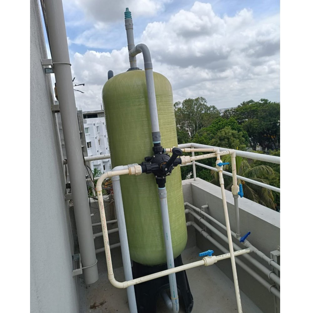 Automatic 1000 LPH Domestic Water Softener
