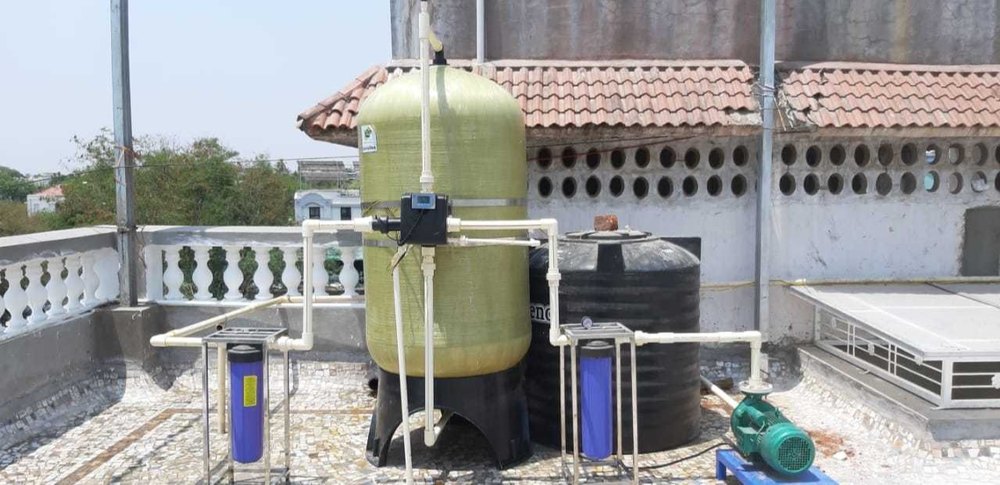 Automatic Domestic Water Softener Plant, Capacity: 500L/hour
