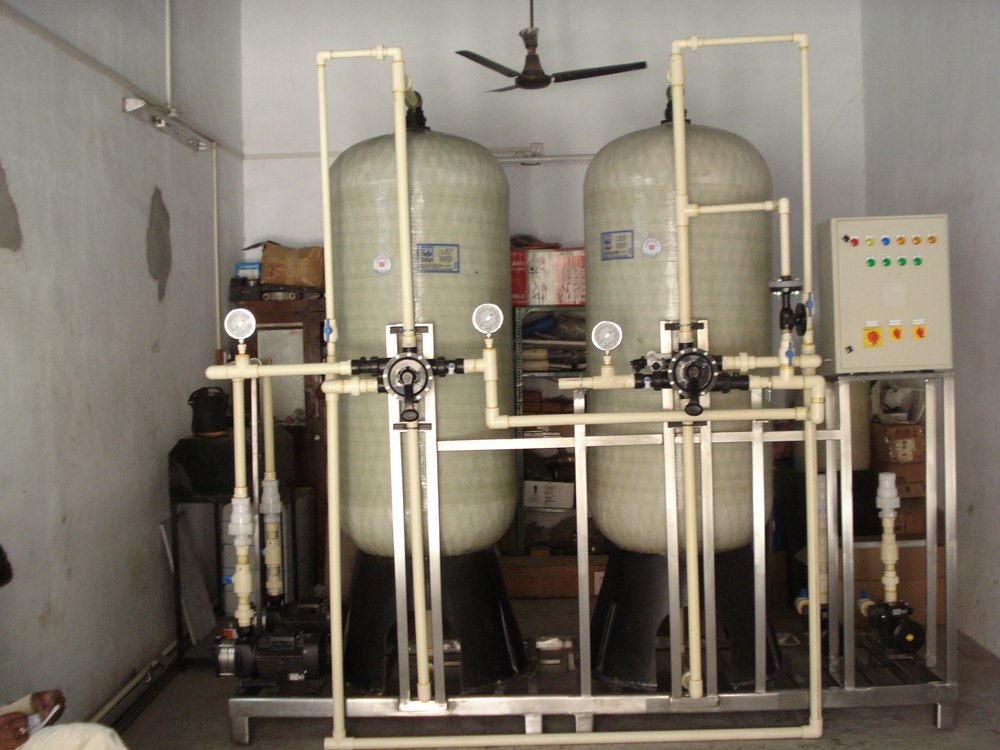 Semi-Automatic Water Softening Plants, For Industrial, 1000 LPH