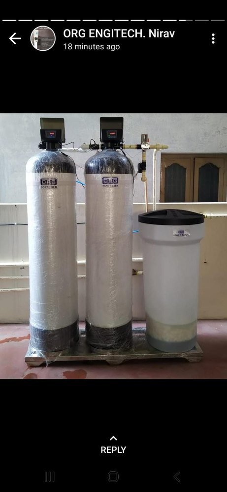 Automatic 500 LPH Ion Exchange Water Softening Systems, For Domestic