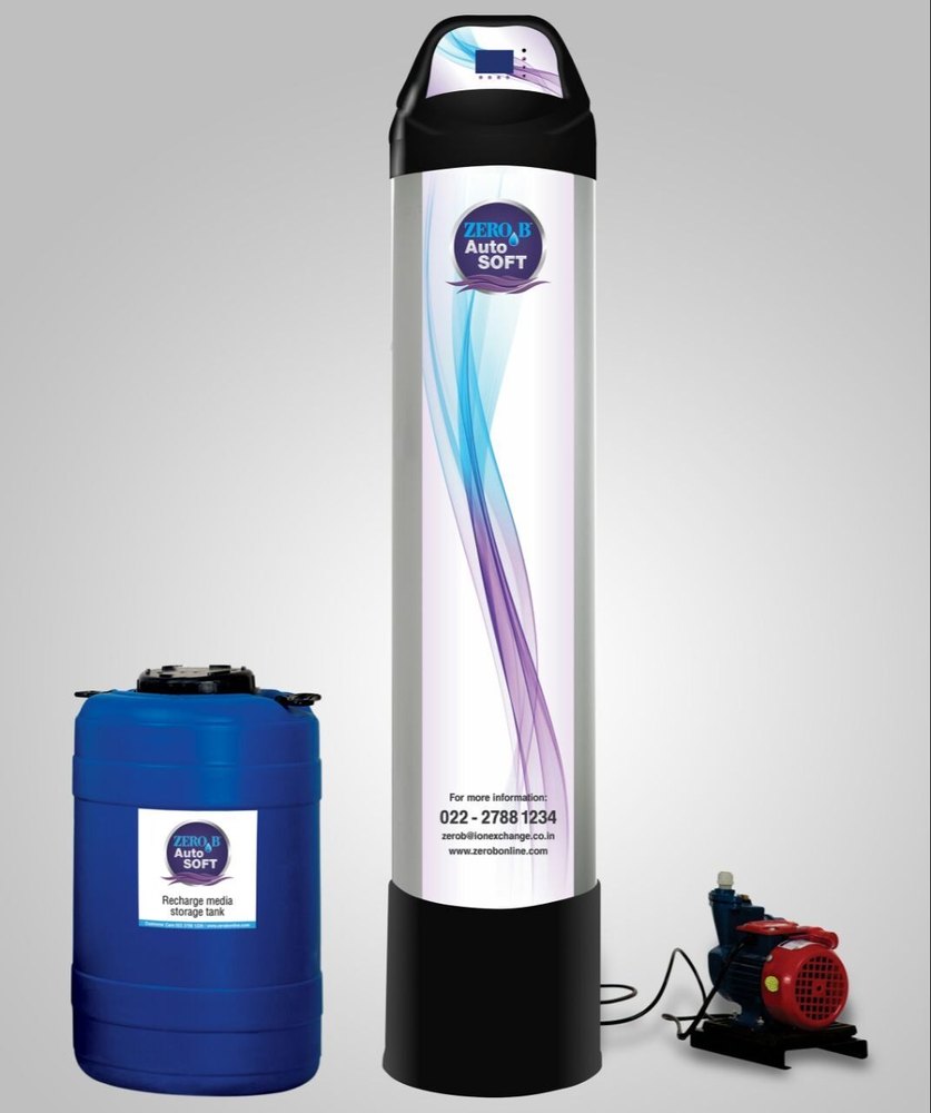 Automatic 3000 LPH Zero B Water Softening Systems AS 3, For Domestic