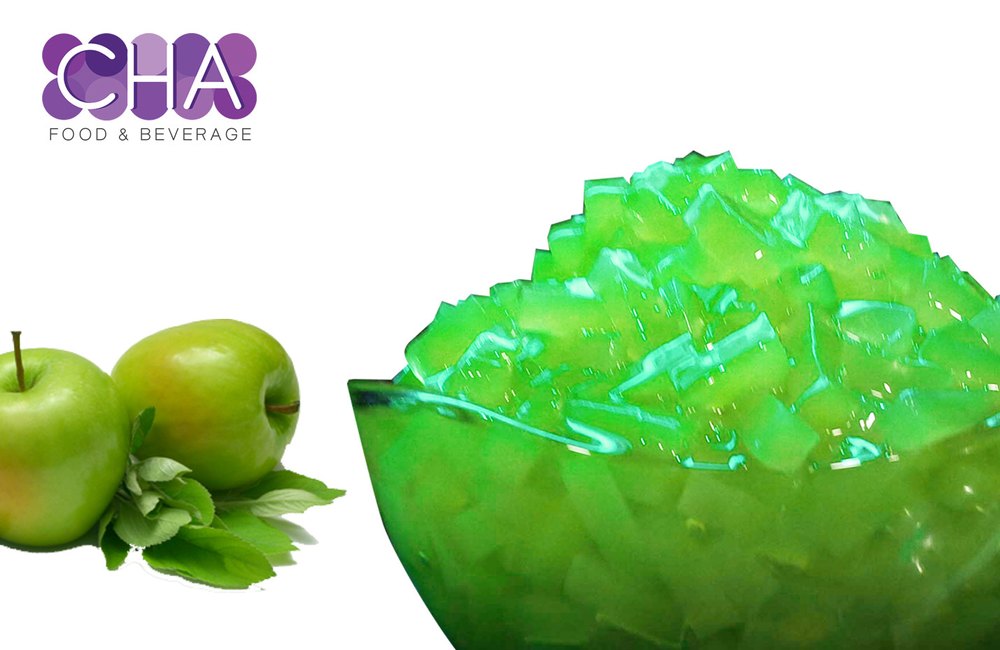 Green Apple Nata De Coco Jelly