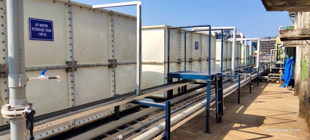 Sea Water Desalination Plant, Capacity: 100 Kld