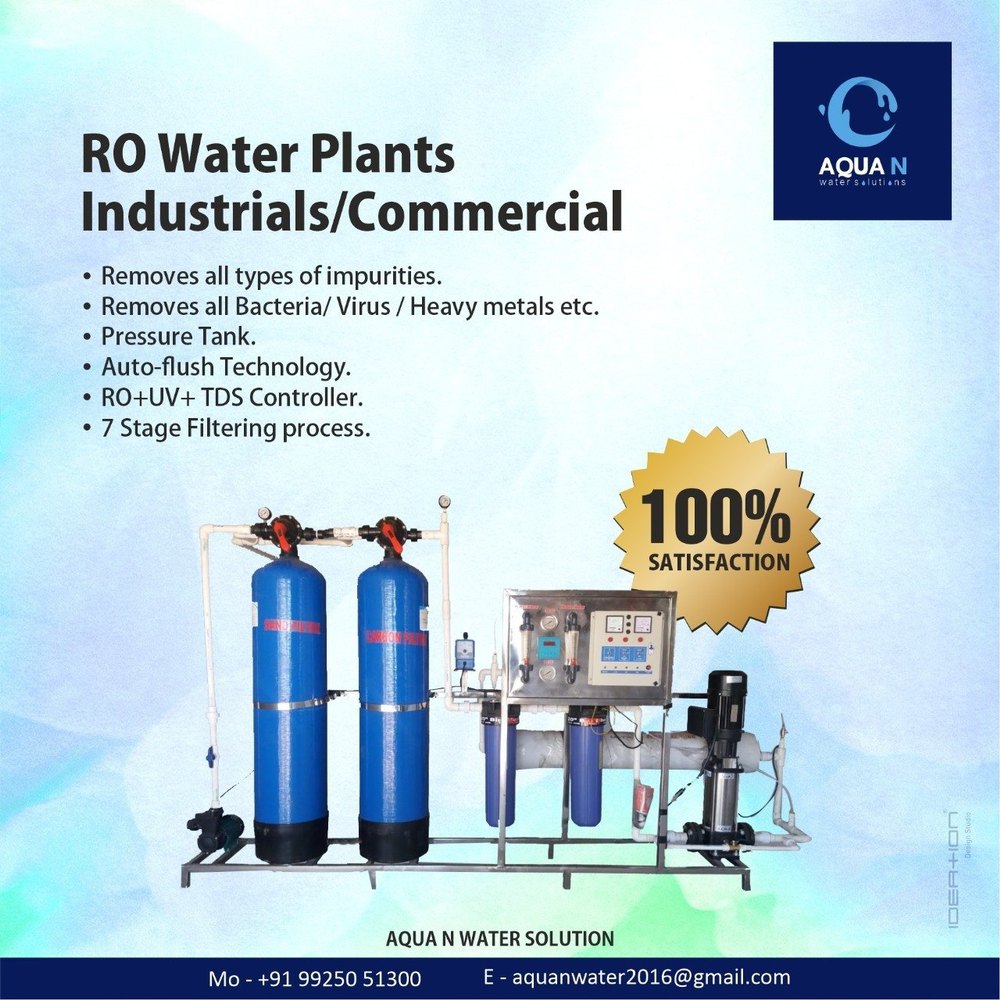 Industrial Wastewater Manual Water Treatment Plant, Capacity: 1000 Lph