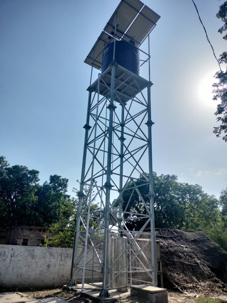 Activated Carbon Multigrade Sand Filter Solar Floride Removal Plant, For Rural, Capacity: 3000 L