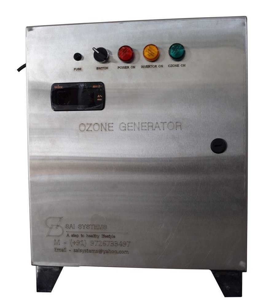 Ozone Water Purification System, Capacity: 10 Gms/Hr, Automation Grade: Semi-Automatic