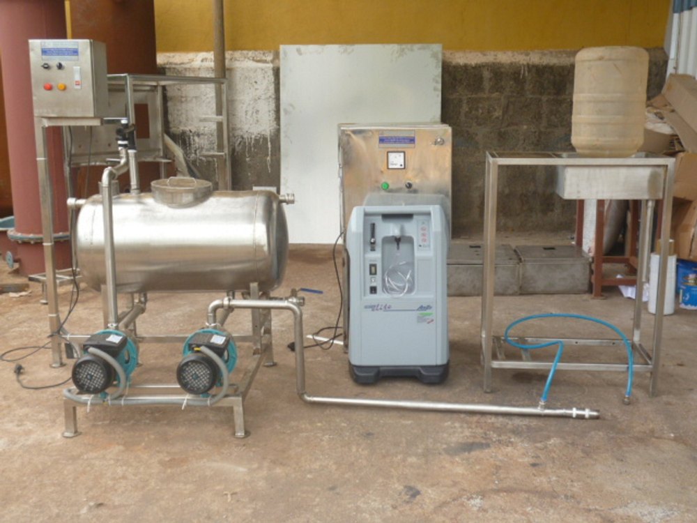 Pharmaceutical Industry More than 5000 LPH Ozone Water Treatment Machine, For Industrial, Capacity: 10 G