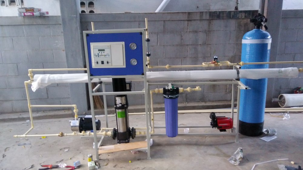 Semi Automatic Desalination RO Plant, For Industrial, Capacity: 500 Lph