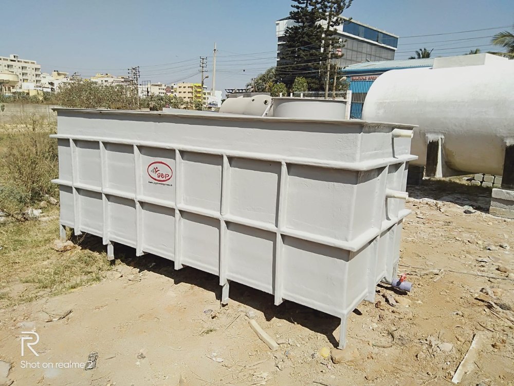 White Rectangular Frp Water Tanks, Storage Capacity: More than 20000 L