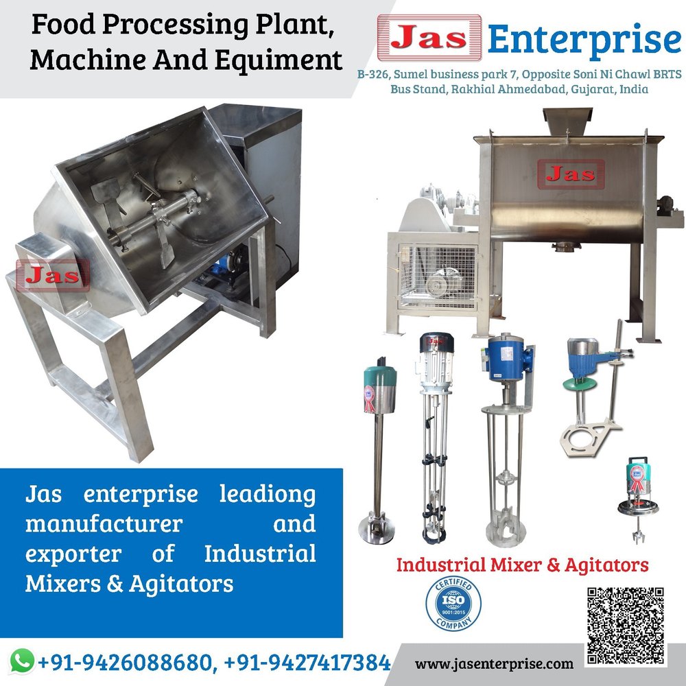 SS Single Industrial Mixers Agitators