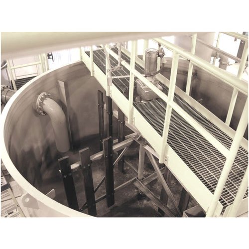 Chemical/Petroleum Industry Horizontal Flow Flocculator, Treatment Capacity: 2500 m3/hr, 0.75 m