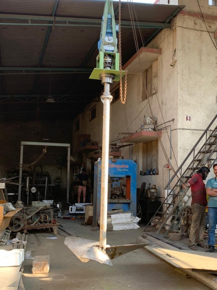 Stainless Steel Portable Agitator Mixer, For Water Treatment Plant, Capacity: 0.5 HP To 50 HP