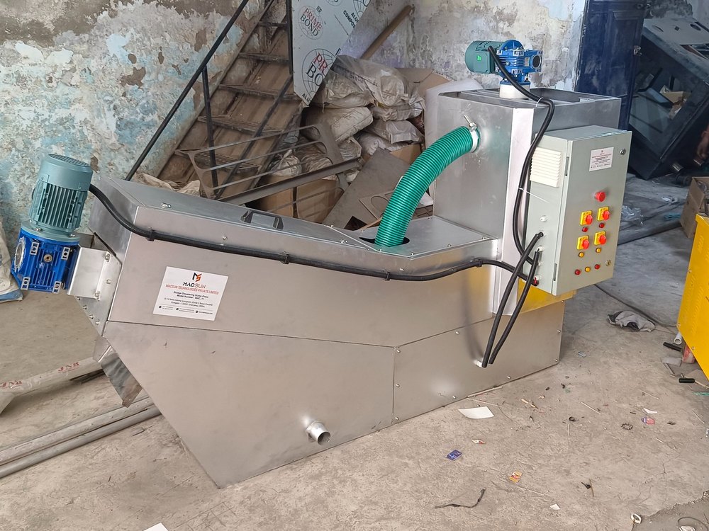 Stainless Steel Sludge Dewatering Screw Press Machine