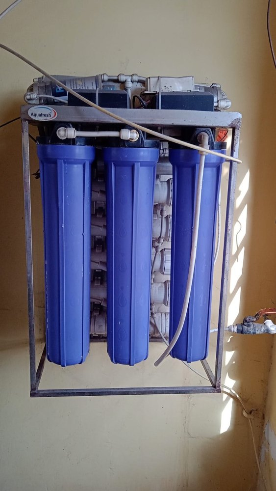 0-50 L/H Commercial RO Water Purifier Plant, SS Powder coating