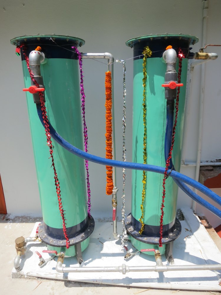 Fiberglass Resin Filter Iron Removal Plant, Capacity: 500-1000 Lph