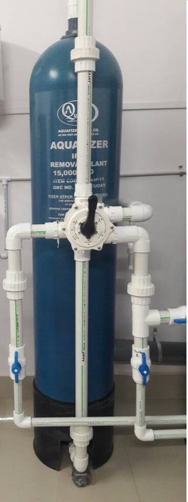 Semi-Automatic 500 LPD Domestic Iron Removal Plant for Water Treatment