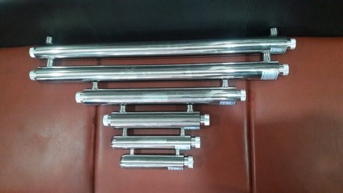 Tube Material: SS BODY WITH PHILLIPS LAMP Stainless Steel Uv Water Filter, Power: 12 Watt To 120 Watt