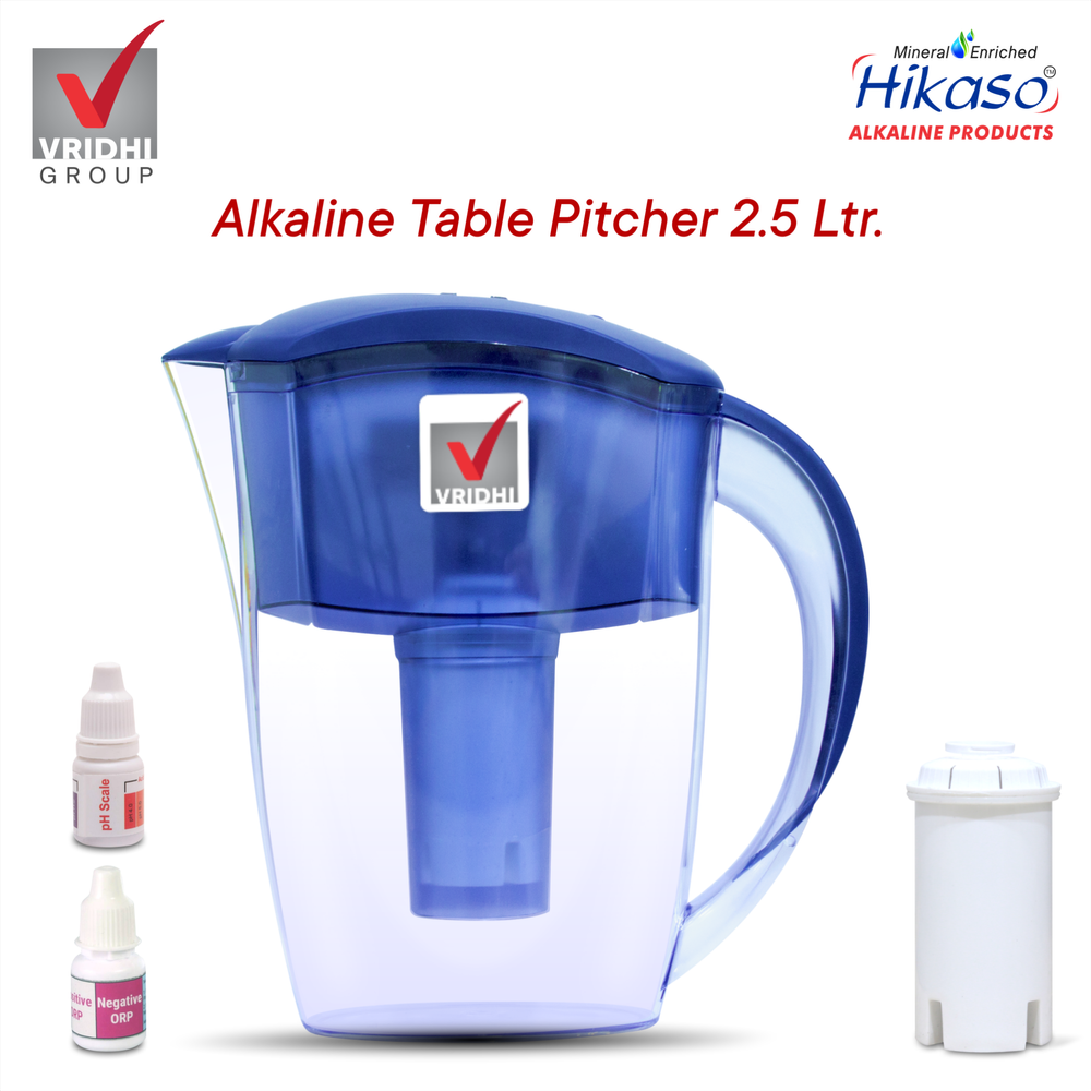 Hikaso Poly Carbonate Alkaline Water Table Pitcher 2.5 LTR