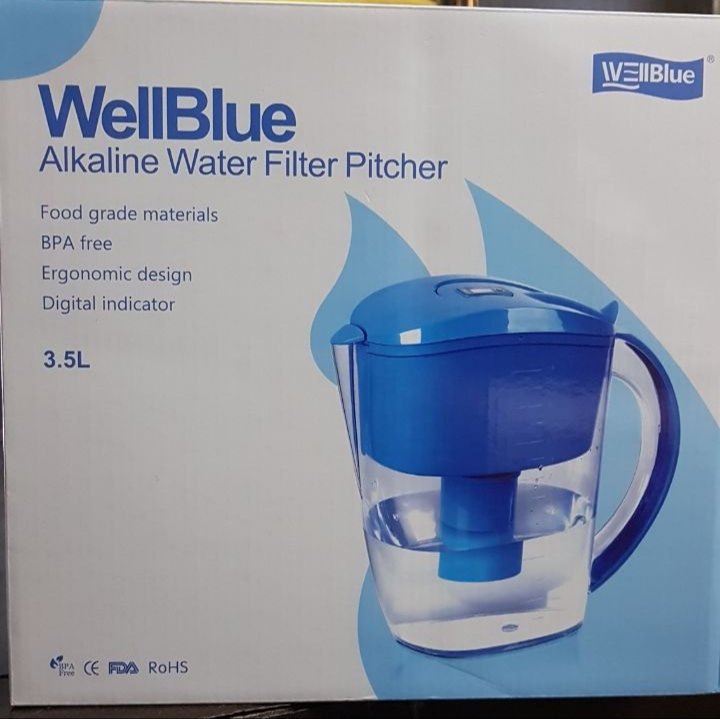 Well Blue Alkaline Water Jug, Capacity: 3.5LTR