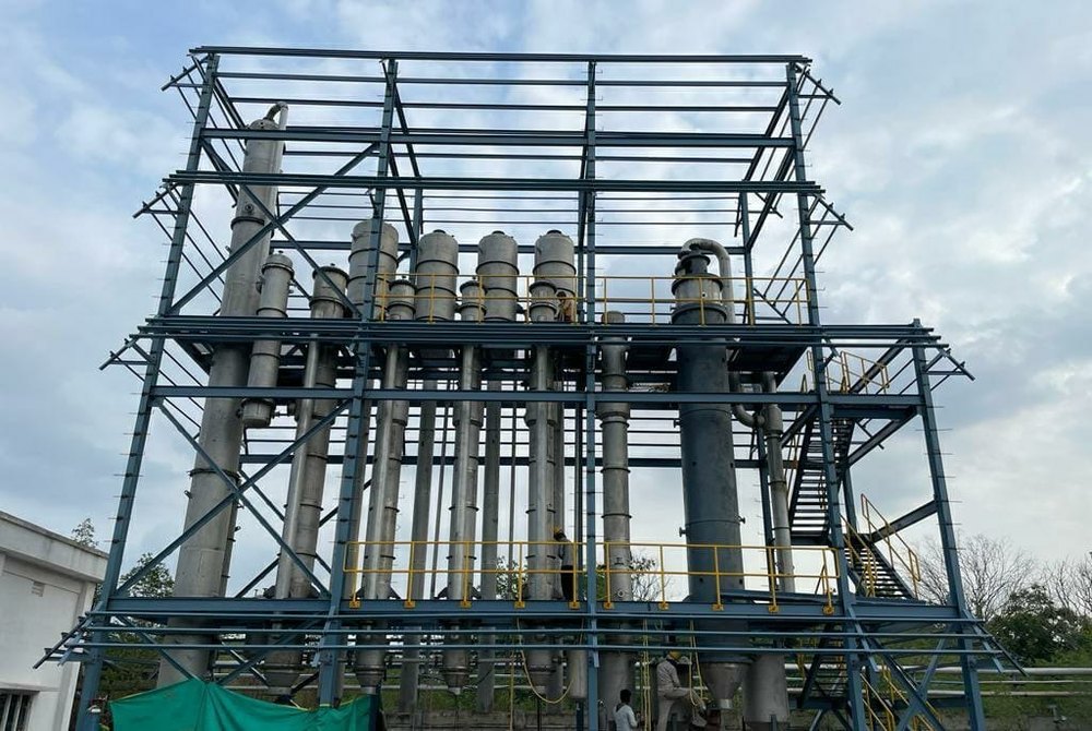 High TDS Wastewater Evaporators, 50 KLD, Food Industry