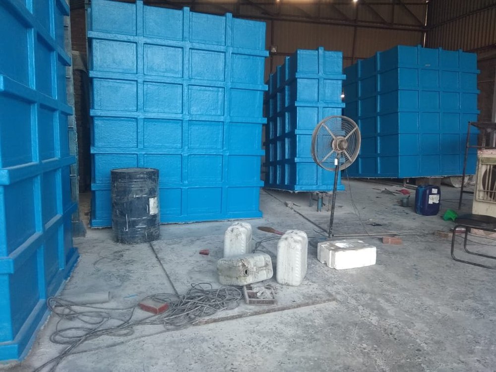 FRP Blue ETP Tank, Capacity: 1000 L