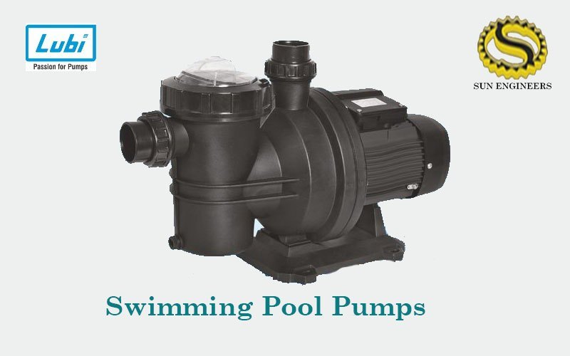 LUBI Black Swimming Pool Pump, For RECYCLING