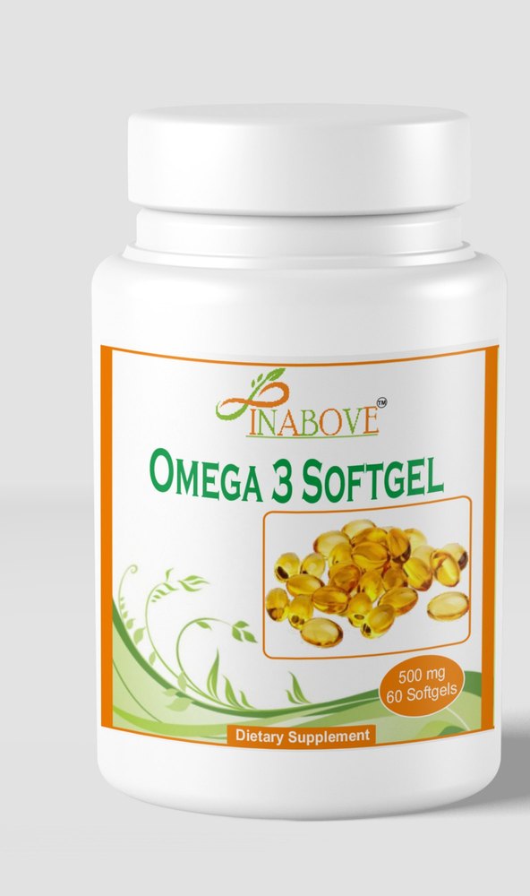 INABOVE Omega 3 Fish Oil Capsules, 500mg