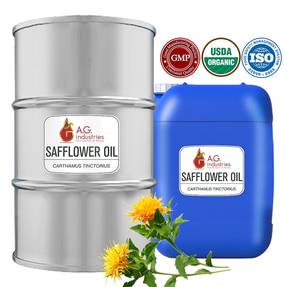 Safflower Oil, For Food And Cosmetic, Liquid