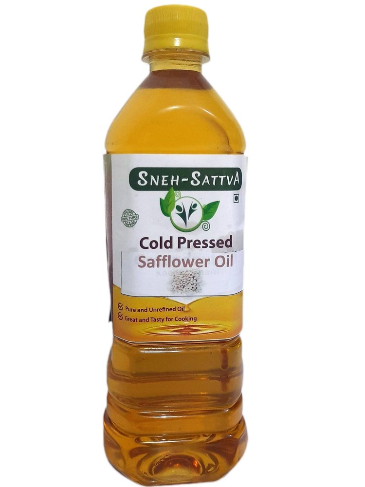 Cold Pressed Safflower Oil, 1 L, Liquid
